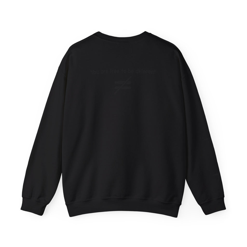 Crewneck Sweatshirt - 'UG2.0' Graphic with "You are free to be different" Back Text