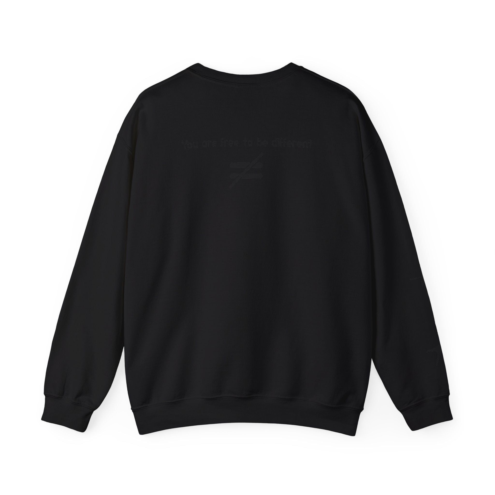 Crewneck Sweatshirt - 'UG2.0' Graphic with "You are free to be different" Back Text