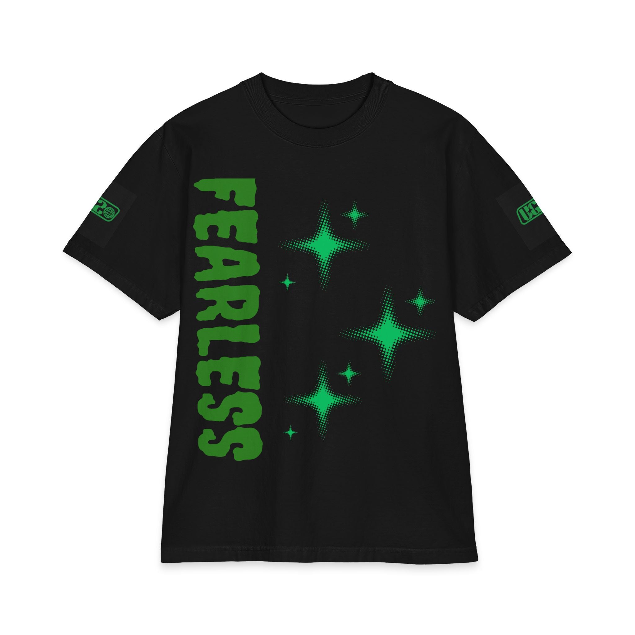 Fearless Green Graphic Tee — "You Got2" Back Print