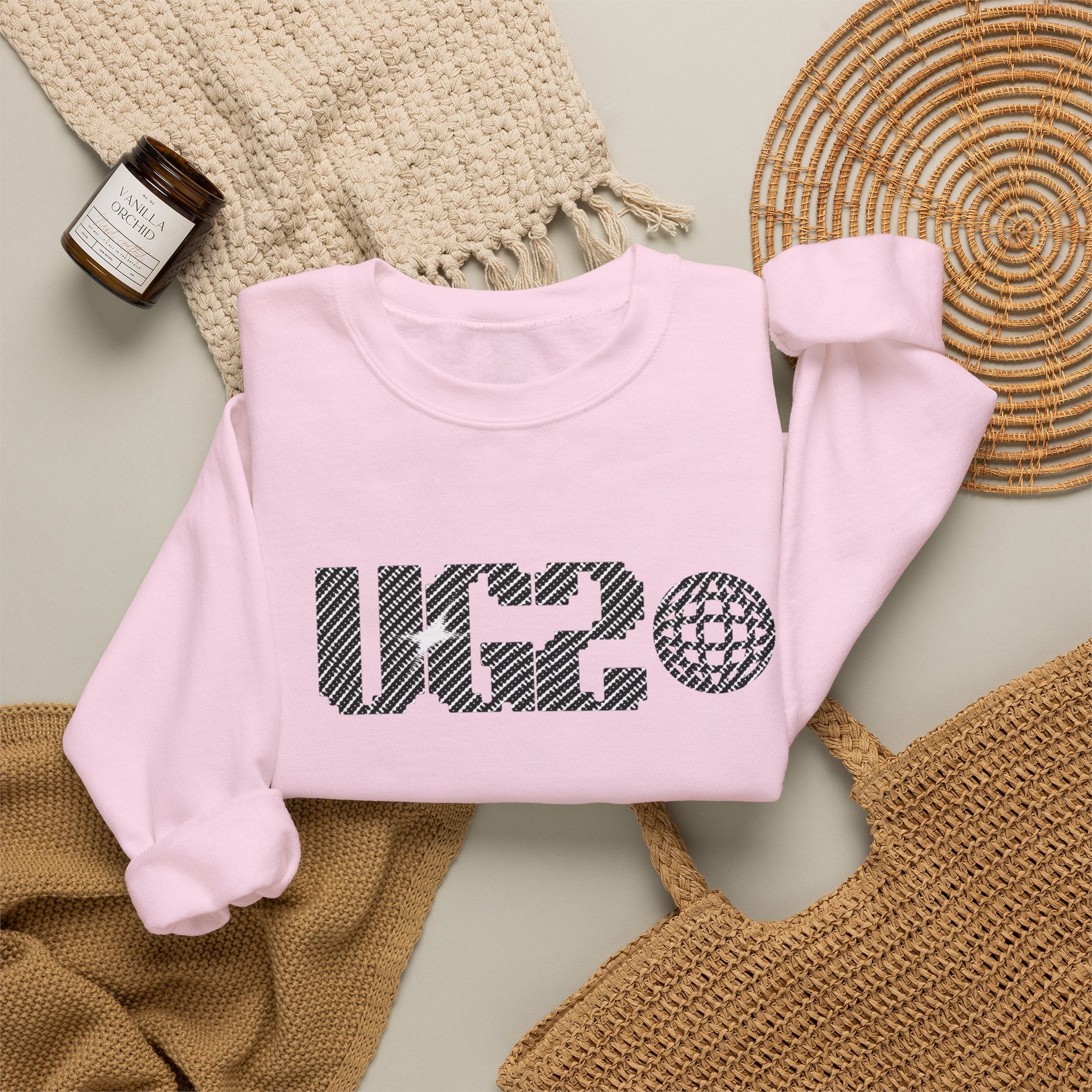 Crewneck Sweatshirt - 'UG2.0' Graphic with "You are free to be different" Back Text
