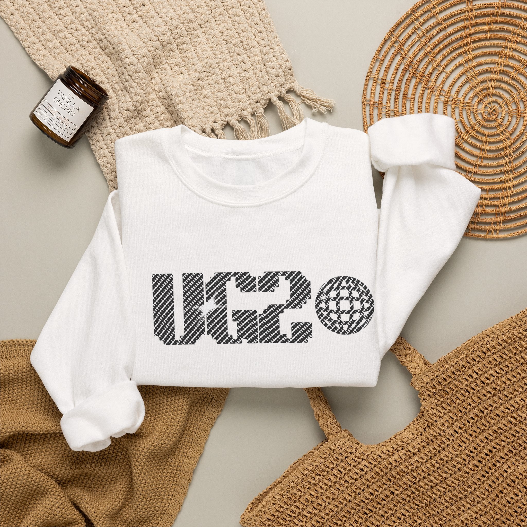 Crewneck Sweatshirt - 'UG2.0' Graphic with "You are free to be different" Back Text